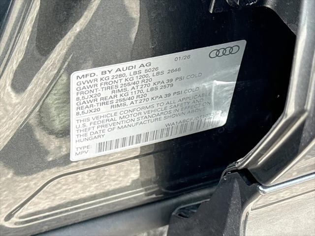 2026 Audi Q3 TFSI quattro S tronic