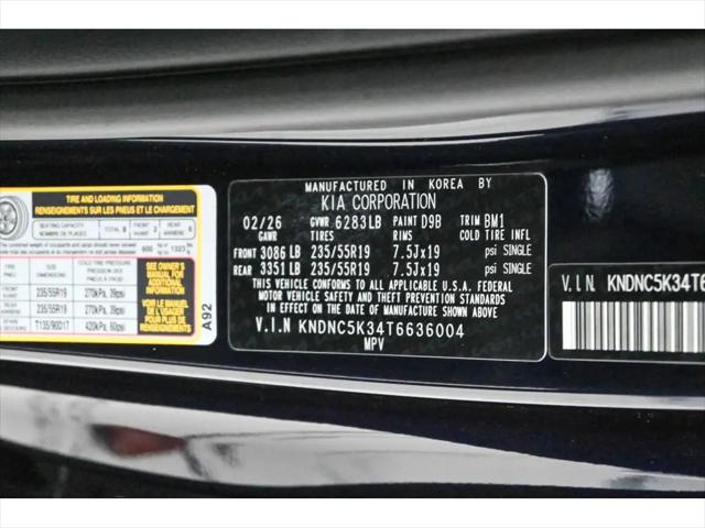 2026 Kia Carnival MPV EX