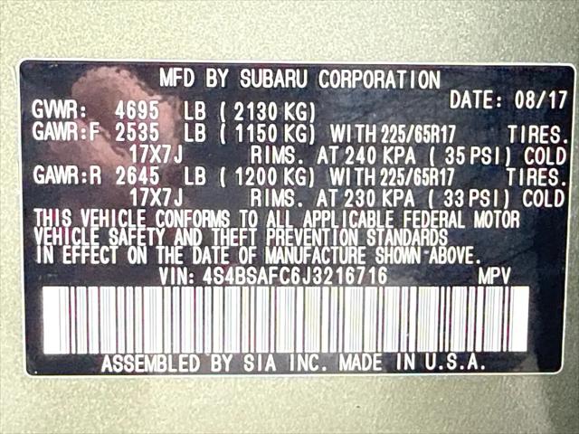 2018 Subaru Outback 2.5i Premium