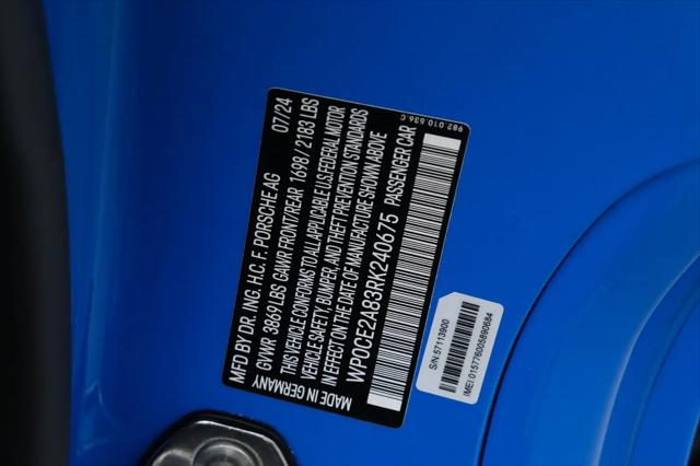 2024 Porsche 718 Spyder RS