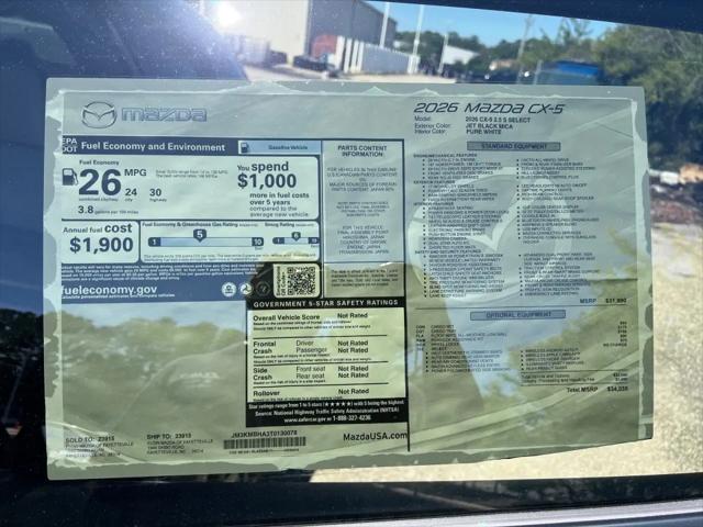 2026 Mazda CX-5 2.5 S Select