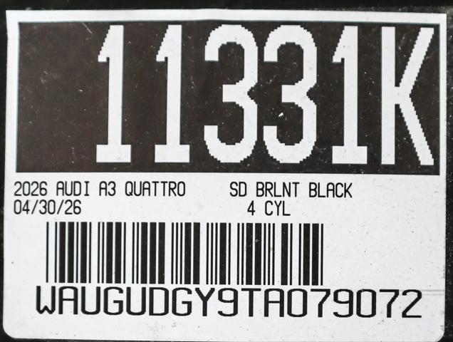 2026 Audi A3 Premium 40 TFSI quattro S tronic