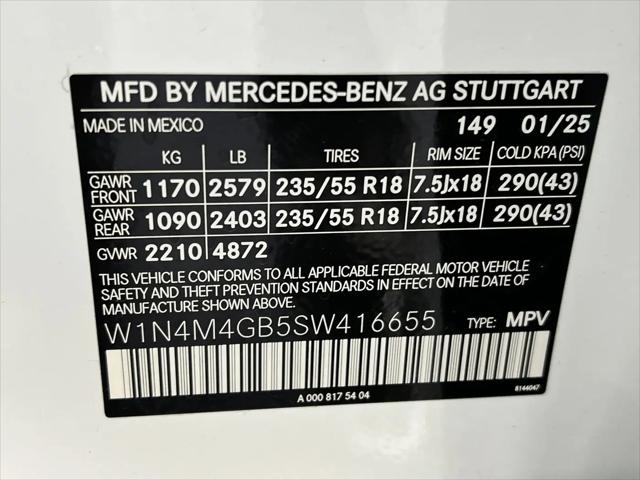 2025 Mercedes-Benz GLB GLB 250