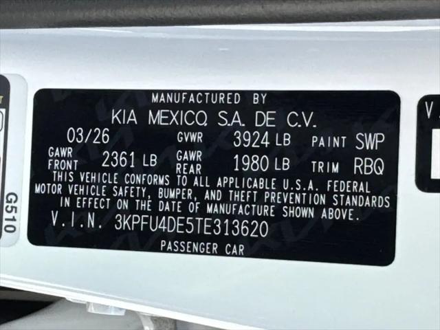2026 Kia K4 EX