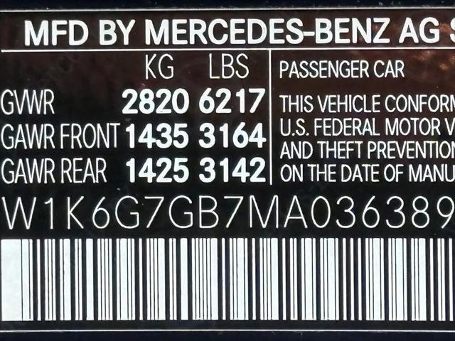 2021 Mercedes-Benz S 580 4MATIC