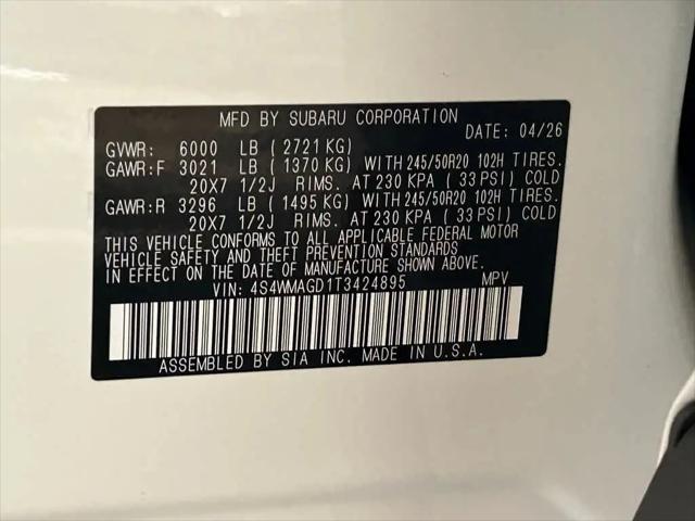 2026 Subaru Ascent Limited 7-Passenger