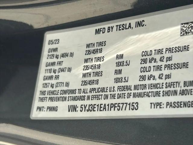 2023 Tesla Model 3 Rear-Wheel Drive