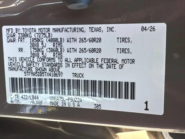 2026 Toyota Tundra 1794 Edition CrewMax 5.5' Bed
