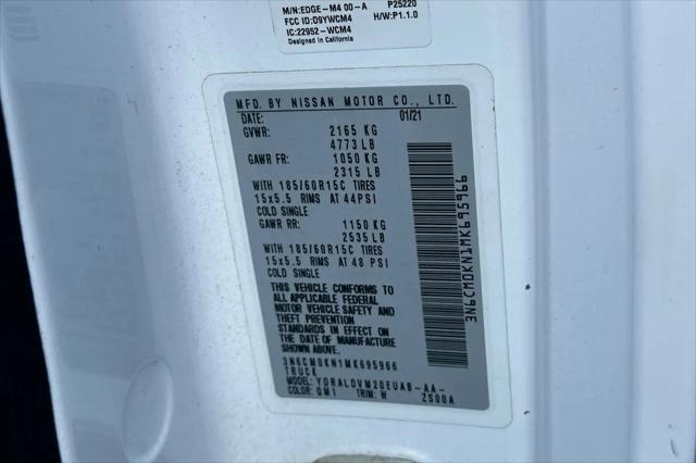 2021 Nissan NV200 Compact Cargo S Xtronic CVT