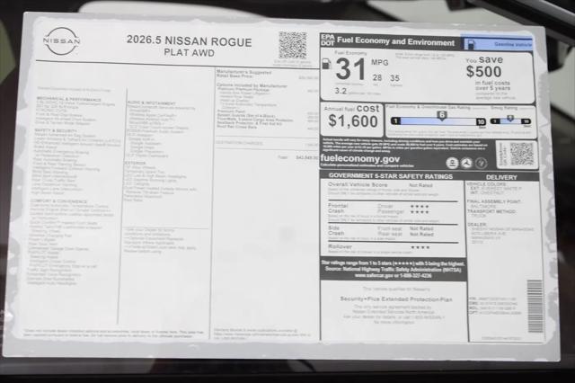 2026 Nissan Rogue Platinum