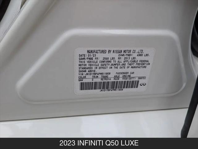 2023 INFINITI Q50 LUXE