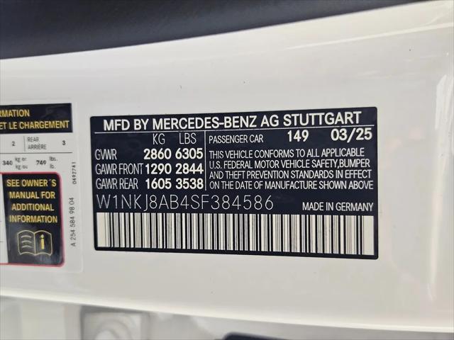 2025 Mercedes-Benz AMG GLC 63 4MATIC