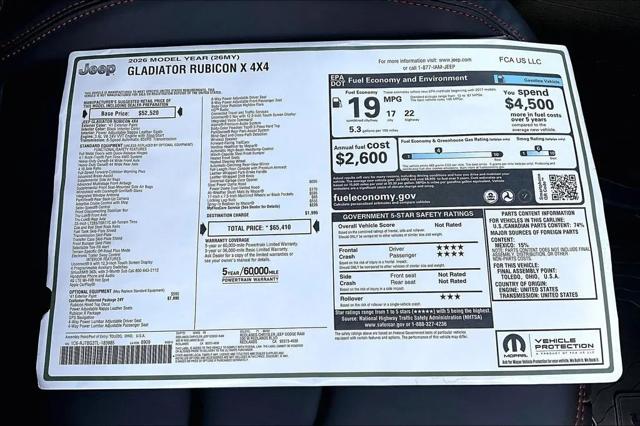 2026 Jeep Gladiator Rubicon