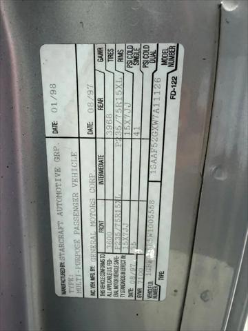 1998 Chevrolet Van G1500