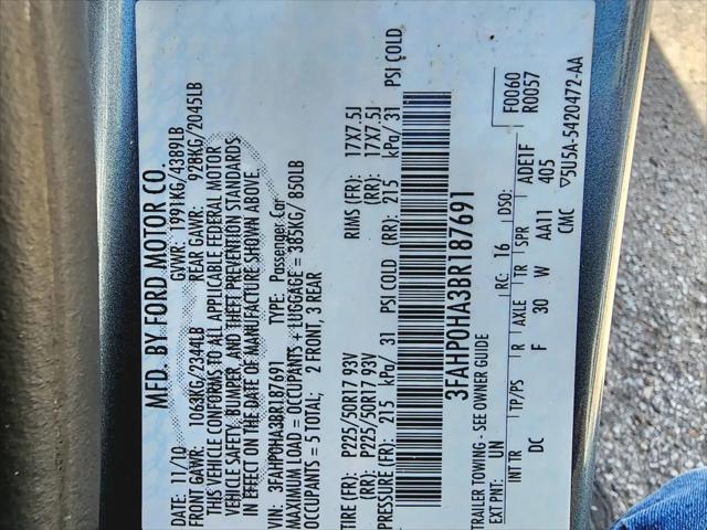 2011 Ford Fusion SE