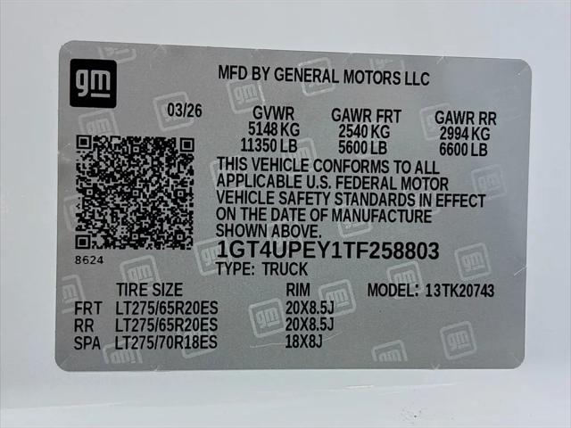 2026 GMC Sierra 2500HD Crew Cab, Standard Bed, AT4, 4WD
