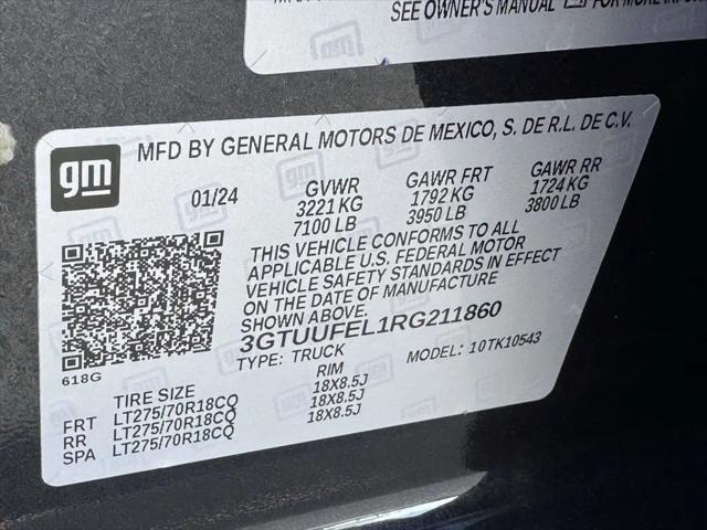 2024 GMC Sierra 1500 4WD Crew Cab Short Box AT4X