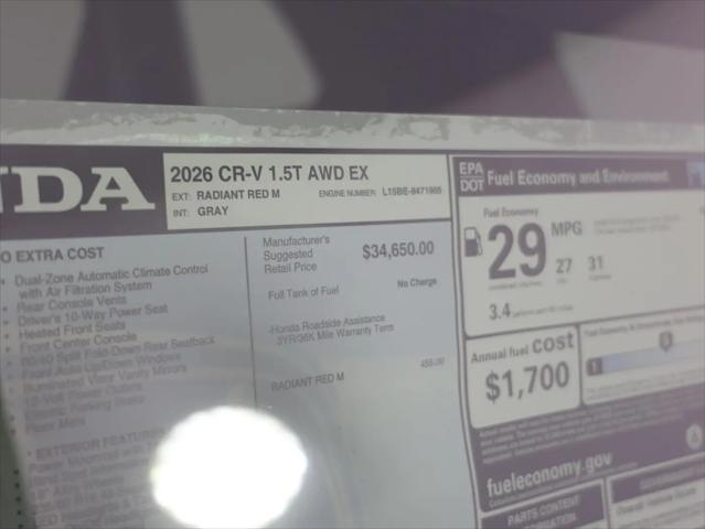 2026 Honda CR-V EX AWD