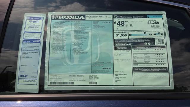 2026 Honda Accord Sedan EX-L