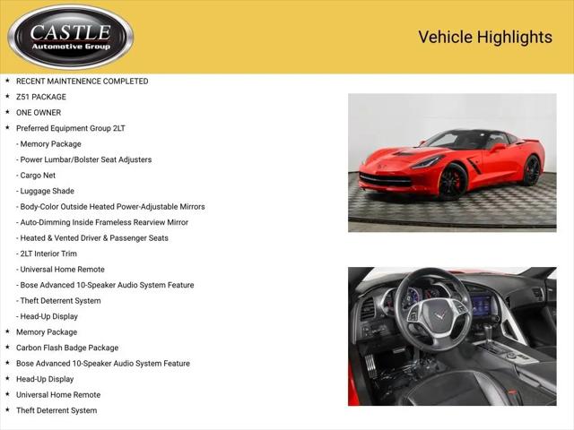 2015 Chevrolet Corvette Stingray Z51