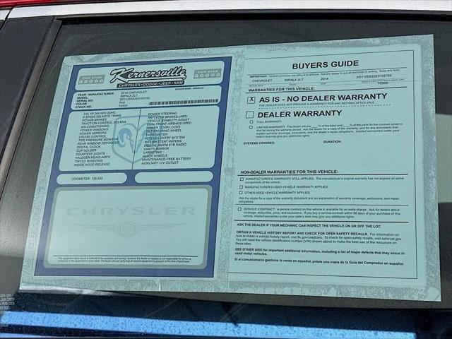 2014 Chevrolet Impala 2LT