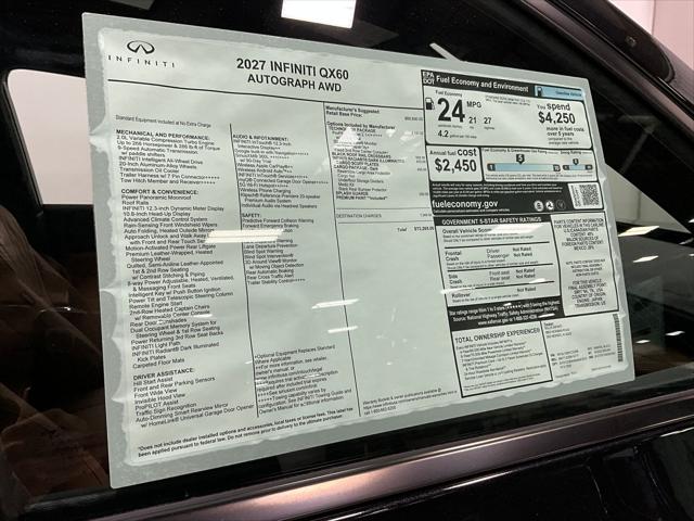 2027 INFINITI QX60 AUTOGRAPH