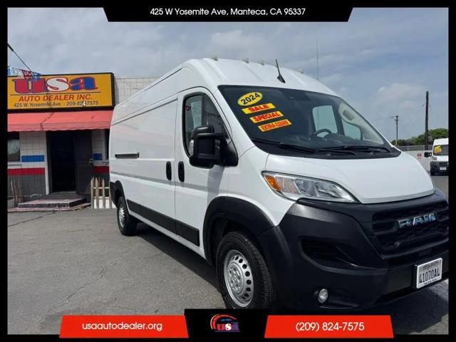 2024 Ram ProMaster 2500 Cargo Van Tradesman High Roof 159" WB w/Pass Seat for sale in Manteca, CA