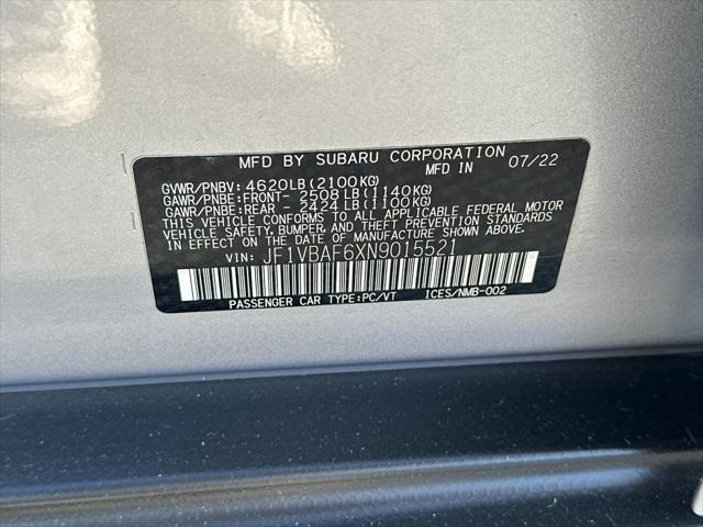 2022 Subaru WRX Premium