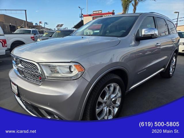 2018 Dodge Durango Citadel RWD for sale in Chula Vista, CA