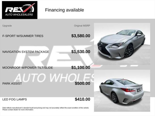 2015 Lexus RC 350 350