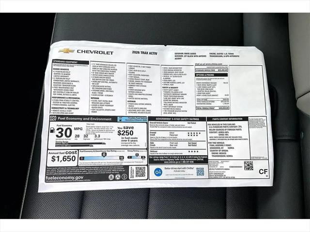 2026 Chevrolet Trax FWD ACTIV