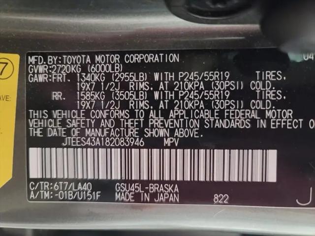 2008 Toyota Highlander Sport