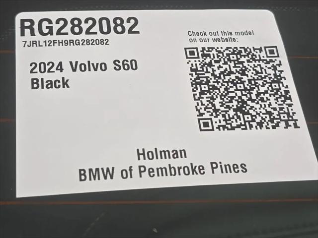 2024 Volvo S60 B5 Plus Black Edition