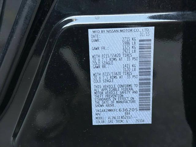 2015 Nissan Pathfinder Platinum