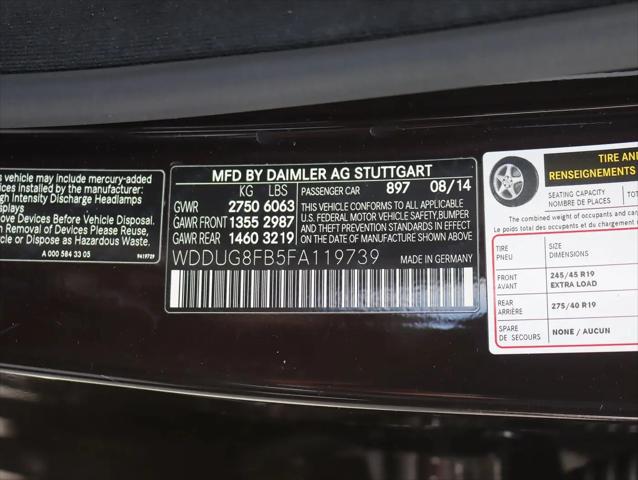 2015 Mercedes-Benz S 550 4MATIC