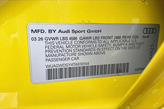 2026 Audi RS 3 TFSI quattro S tronic