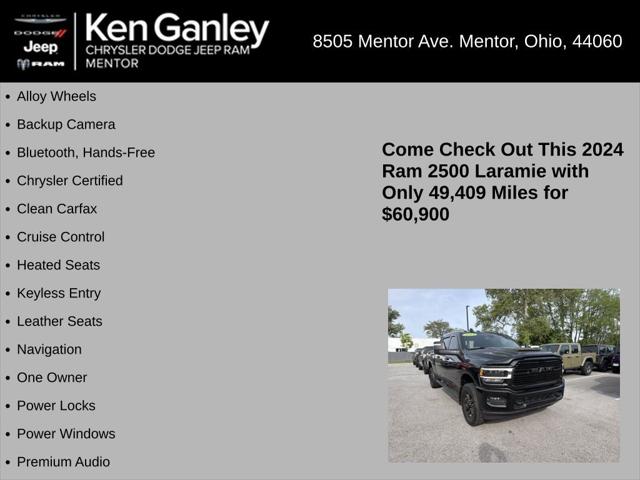 2024 Ram 2500 Laramie Crew Cab 4x4 6'4" Box