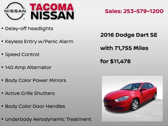 2016 Dodge Dart SE
