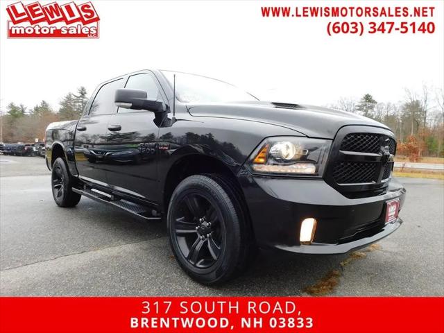 2017 Ram 1500 Night Crew Cab 4x4 5'7" Box for sale in Brentwood, NH