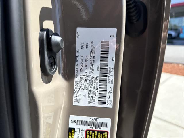 2026 Toyota Tundra SR5 CrewMax 5.5' Bed