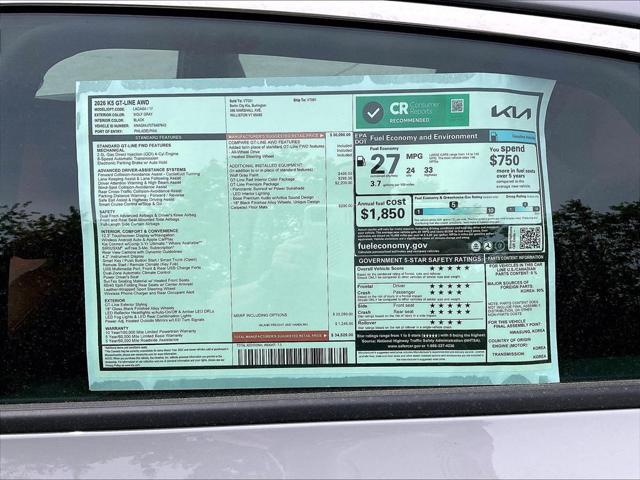 2026 Kia K5 GT-Line AWD