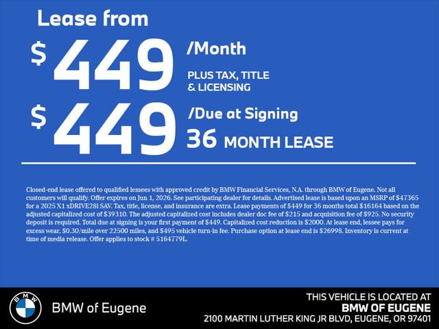 2025 BMW X1 xDrive28i