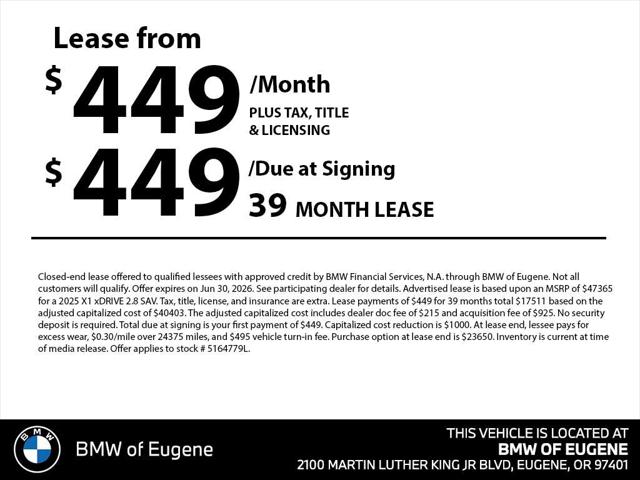 2025 BMW X1 xDrive28i