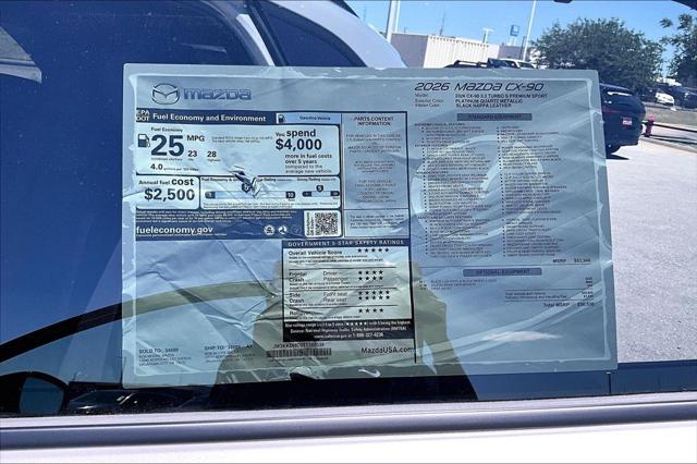 2026 Mazda X-90 3.3 Turbo S Premium Sport