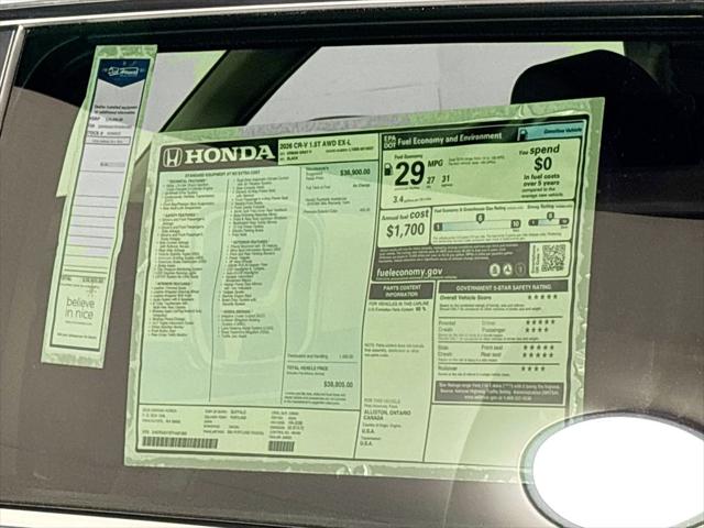 2026 Honda CR-V EX-L AWD