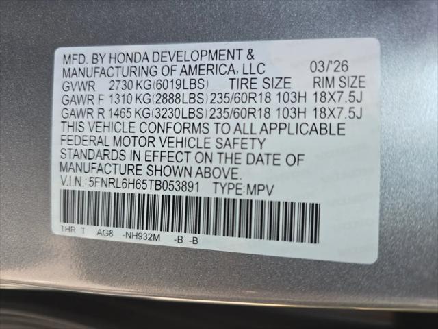 2026 Honda Odyssey EX-L