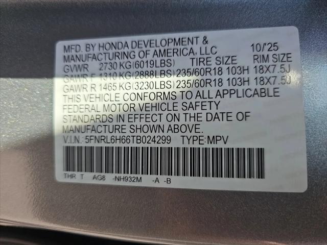 2026 Honda Odyssey EX-L