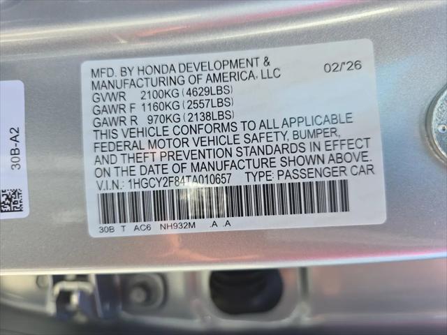 2026 Honda Accord Sedan Touring