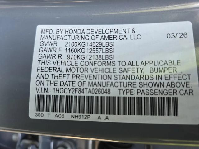 2026 Honda Accord Sedan Touring