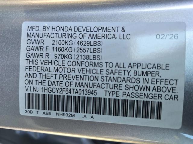 2026 Honda Accord Sedan EX-L